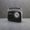 Black vintage radio, nostalgic Bluetooth speaker, wooden casing, FM receiver Application Scenario